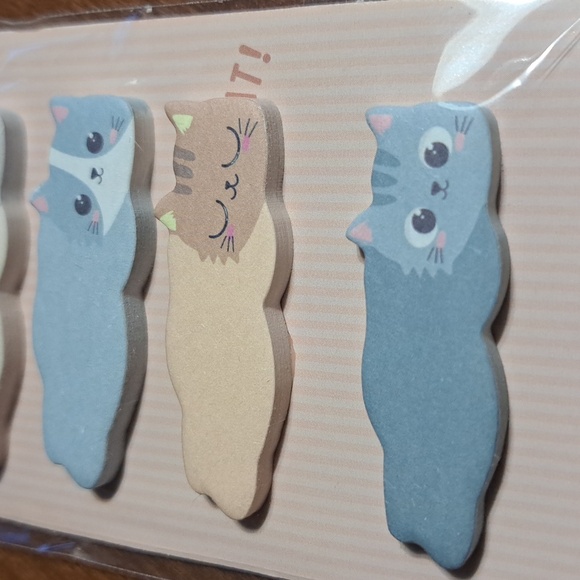 Cat Note Sticky Notes Set - Multicolor/ BUNDLE ONLY - Picture 3 of 3